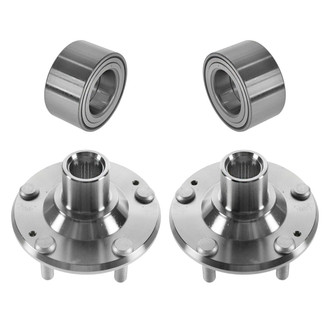 TRQ® - Front Driver or Passenger Side Wheel Bearing and Hub Assembly Kit
