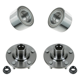 TRQ® - Front Driver or Passenger Side Wheel Bearing and Hub Assembly Kit