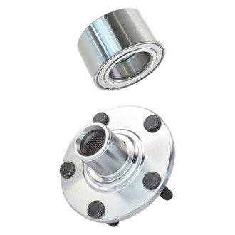 TRQ® - Front Driver or Passenger Side Wheel Bearing and Hub Assembly Kit