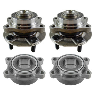 TRQ® - Front and Rear Driver or Passenger Side Wheel Bearing and Hub Assembly