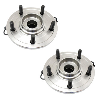 TRQ® - Rear Driver and Passenger Side Wheel Bearing and Hub Assembly Kit