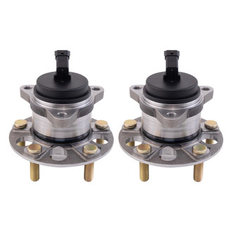 TRQ® - Rear Driver and Passenger Side Wheel Bearing Assembly Kit
