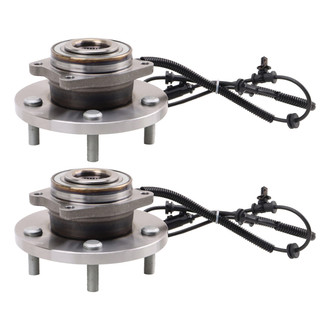 TRQ® - Front Driver and Passenger Side Wheel Bearing Assembly Kit