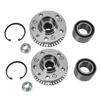 TRQ® - Front Driver and Passenger Side Wheel Bearing and Hub Assembly Repair Kit