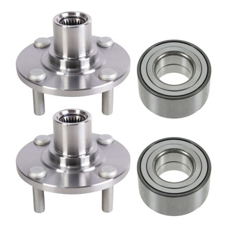 TRQ® - Front Driver and Passenger Side Wheel Bearing and Hub Assembly Repair Kit
