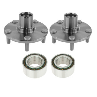TRQ® - Front Driver and Passenger Side Wheel Bearing and Hub Assembly Repair Kit
