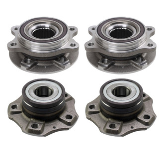 TRQ® - Front and Rear Driver or Passenger Side Wheel Bearing Assembly Kit