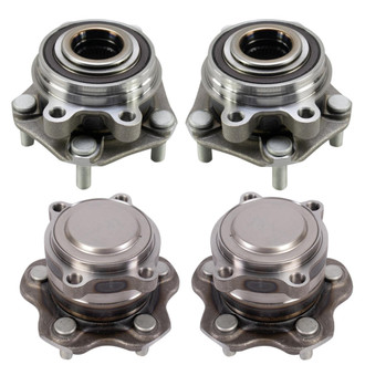 TRQ® - Driver or Passenger Side Wheel Bearing Assembly Kit