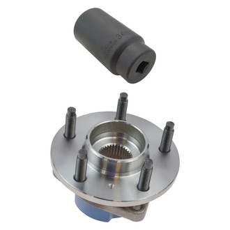 TRQ® - Front Driver or Passenger Side Wheel Bearing and Hub Assembly Kit
