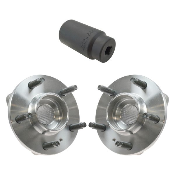 TRQ® - Front Wheel Bearing and Hub Assembly Kit