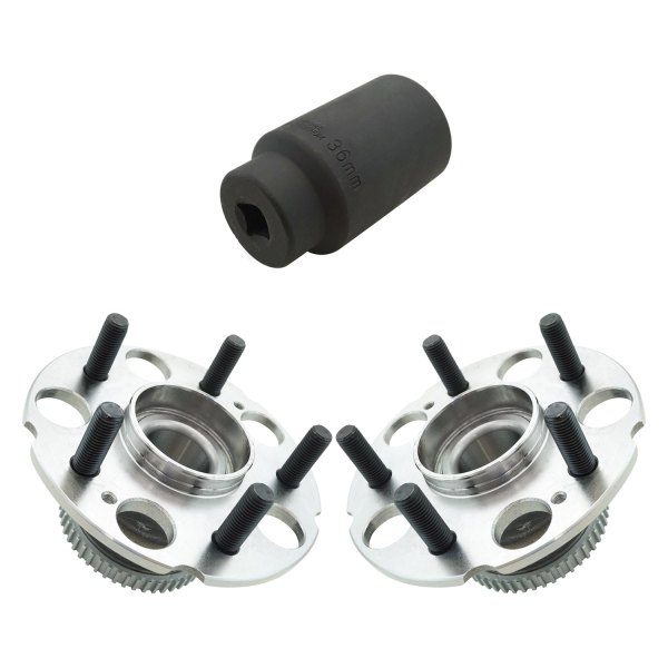 TRQ® - Rear Wheel Bearing and Hub Assembly Kit