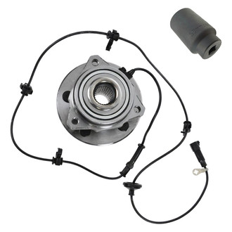 TRQ® - Front Driver Side Wheel Bearing and Hub Assembly Kit