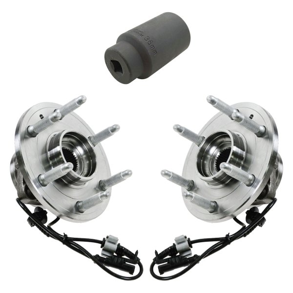 TRQ® - Front Wheel Bearing and Hub Assembly Kit