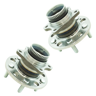 TRQ® - Rear Driver and Passenger Side Wheel Bearing and Hub Assembly Kit
