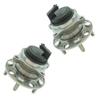 TRQ® - Front Driver and Passenger Side Wheel Bearing and Hub Assembly Kit