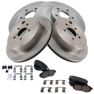 TRQ® - Disc Brake Kit with Ceramic Pads