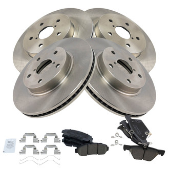 TRQ® - Disc Brake Kit with Ceramic Pads