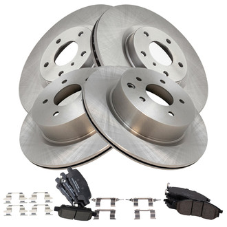 TRQ® - Disc Brake Kit with Ceramic Pads