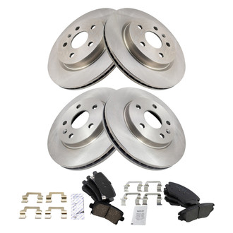 TRQ® - Disc Brake Kit with Ceramic Pads
