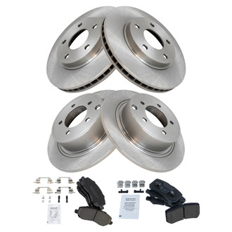 TRQ® - Disc Brake Kit with Ceramic Pads