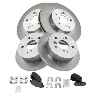 TRQ® - Disc Brake Kit with Ceramic Pads