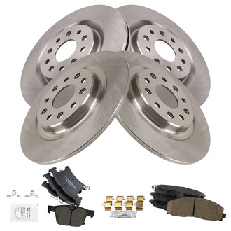 TRQ® - Disc Brake Kit with Ceramic Pads