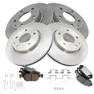 TRQ® - Disc Brake Kit with Ceramic Pads