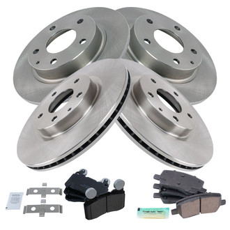 TRQ® - Disc Brake Kit with Ceramic Pads