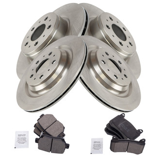 TRQ® - Disc Brake Kit with Ceramic Pads