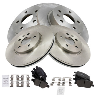 TRQ® - Disc Brake Kit with Ceramic Pads