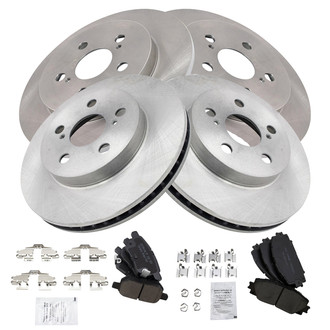 TRQ® - Disc Brake Kit with Ceramic Pads