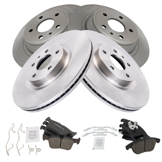 TRQ® - Disc Brake Kit with Ceramic Pads