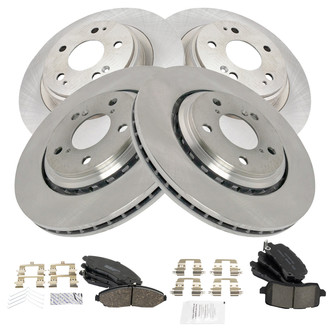 TRQ® - Disc Brake Kit with Ceramic Pads