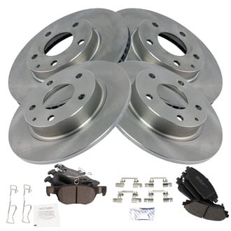 TRQ® - Disc Brake Kit with Ceramic Pads