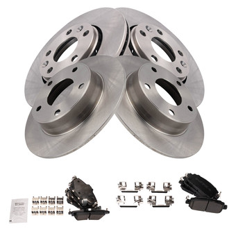 TRQ® - Disc Brake Kit with Ceramic Pads