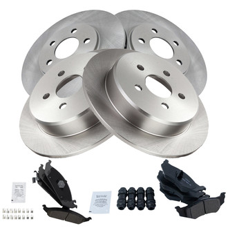 TRQ® - Disc Brake Kit with Ceramic Pads