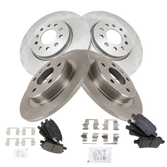 TRQ® - Disc Brake Kit with Ceramic Pads