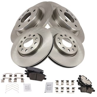 TRQ® - Disc Brake Kit with Ceramic Pads