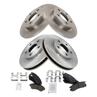TRQ® - Disc Brake Kit with Ceramic Pads