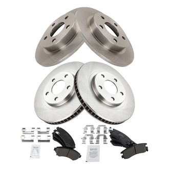 TRQ® - Disc Brake Kit with Ceramic Pads