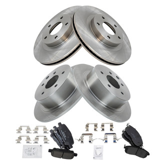 TRQ® - Disc Brake Kit with Ceramic Pads