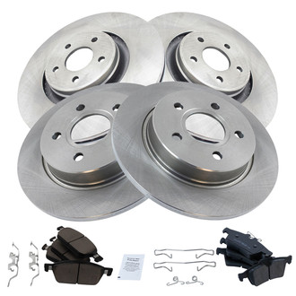 TRQ® - Disc Brake Kit with Ceramic Pads