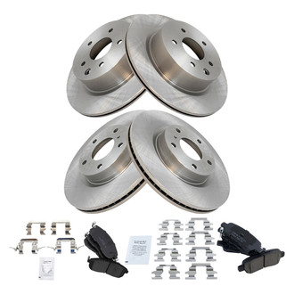 TRQ® - Disc Brake Kit with Ceramic Pads