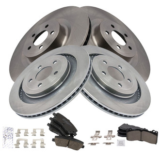 TRQ® - Disc Brake Kit with Ceramic Pads