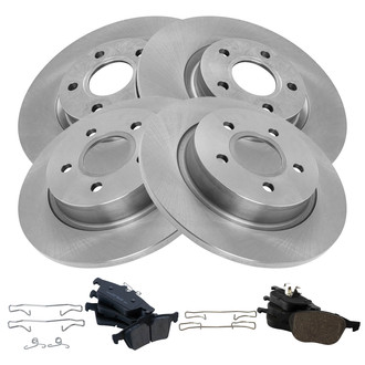 TRQ® - Disc Brake Kit with Ceramic Pads