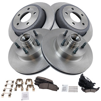 TRQ® - Disc Brake Kit with Ceramic Pads