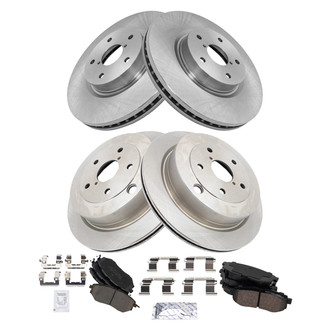 TRQ® - Disc Brake Kit with Ceramic Pads