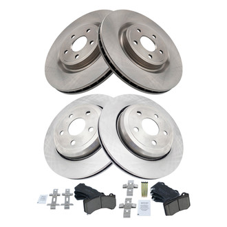 TRQ® - Disc Brake Kit with Ceramic Pads