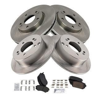 TRQ® - Disc Brake Kit with Ceramic Pads