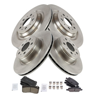 TRQ® - Disc Brake Kit with Ceramic Pads